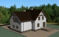 Проект одноэтажного дома с мансардой Rg3676z (Зеркальная версия) Вид4