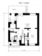 Элегантный одноэтажный дом с мансардой Rg3718z (Зеркальная версия) План2