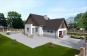 Проект дома с мансардой и террасой Rg3799 Вид1