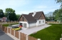 Проект дома с мансардой и террасой Rg3799 Вид2