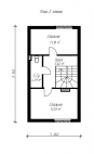 Уютный двухэтажный дом Rg3810z (Зеркальная версия) План3