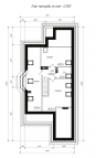 Проект коттеджа с мансардой для узкого участка Rg3819z (Зеркальная версия) План4