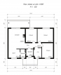 Проект аккуратного дома Rg3823z (Зеркальная версия) План2