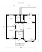 Жилой дом с террасой Rg3825z (Зеркальная версия) План2