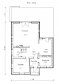 Одноэтажный дом с мансардой Rg3845z (Зеркальная версия) План2