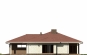 Одноэтажный дом с гаражом, камином и тремя спальнями Rg3846z (Зеркальная версия) Фасад4