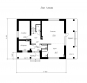 Одноэтажный дом с мансардой Rg3852z (Зеркальная версия) План2