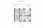 Одноэтажный дом с мансардой и тремя спальнями Rg3860z (Зеркальная версия) План2