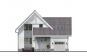 Дом с мансардой, гаражом, террасой и балконом Rg3861z (Зеркальная версия) Фасад1