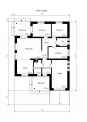Проект небольшого одноэтажного дома с гаражом Rg3866z (Зеркальная версия) План2