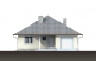 Проект небольшого одноэтажного дома с гаражом Rg3866z (Зеркальная версия) Фасад1