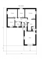 Удобный одноэтажный дом с гаражом Rg3869z (Зеркальная версия) План2