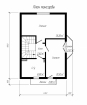 Проект компактного одноэтажного дома с мансардой и эркером Rg3898z (Зеркальная версия) План4