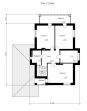 Двухэтажный дом с гаражом Rg3900 План3