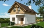 Одноэтажный дом с мансардой, французским балконом и террасой Rg3903 Вид3
