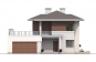 Двухэтажный дом с большой террасой над гаражом Rg3911z (Зеркальная версия) Фасад1