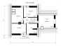 Одноэтажный дом с мансардой и гаражом Rg3925z (Зеркальная версия) План4