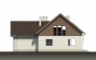 Одноэтажный дом с мансардой и гаражом Rg3925z (Зеркальная версия) Фасад3