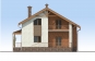 Одноэтажный дом с мансардой, эркером, террасой и балконом Rg3943z (Зеркальная версия) Фасад3