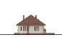 Одноэтажный дом с эркером, гаражом и террасой Rg3947z (Зеркальная версия) Фасад2