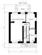 Проект дома с подземным гаражом Rg3949z (Зеркальная версия) План2