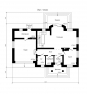 Проект одноэтажного дома из газобетона Rg3951z (Зеркальная версия) План2