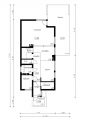 Проект одноэтажного дома с мансардой Rg3955z (Зеркальная версия) План2