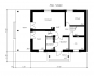 Симпатичный одноэтажный коттедж с мансардой Rg3960z (Зеркальная версия) План2
