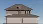Двухэтажный дом с гаражом, террасой и отделкой облицовочным кирпичом Rg3962 Фасад4