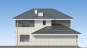 Двухэтажный дом с гаражом и террасой Rg3966z (Зеркальная версия) Фасад4
