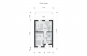 Эскизный проект одноэтажного гостевого дома облицованного камнем и штукатуркой с террасой Rg3972z (Зеркальная версия) План2