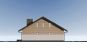Одноэтажный дом с мансардой, террасой и гаражом Rg3973z (Зеркальная версия) Фасад4