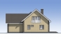Одноэтажный дом с гаражом, террасой и облицовкой кирпичом. Rg4002 Фасад3