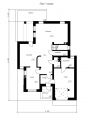 Двухэтажный дом с гаражом и террасой Rg4003z (Зеркальная версия) План2