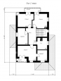 Двухэтажный дом с гаражом и террасой Rg4003z (Зеркальная версия) План3