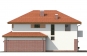 Двухэтажный дом с гаражом и террасой Rg4003z (Зеркальная версия) Фасад2