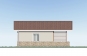 Эскизный проект одноэтажного гаража на две машины с террасой Rg4015z (Зеркальная версия) Фасад2
