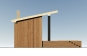Эскизный проект двухуровневой беседки с камином и летней кухней Rg4026 Фасад3