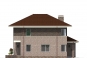 Проект аккуратного двухэтажного дома с гаражом Rg4744z (Зеркальная версия) Фасад4