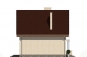 Одноэтажный дом с мансардой Rg4768z (Зеркальная версия) Фасад1