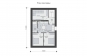 Эскизный проект одноэтажного гостевого дома с гаражом на два автомобиля и мансардой Rg4777 План4