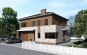 Проект двухэтажного жилого дома с гаражом «А» Rg4789 Вид2