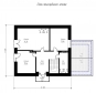 Проект компактного одноэтажного дома с мансардой и гаражом Rg4791z (Зеркальная версия) План4