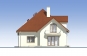 Одноэтажный дом с мансардой, гаражом и террасой Rg4804 Фасад3