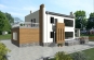 Проект двухэтажного дома с большой террасой Rg4808z (Зеркальная версия) Вид4