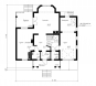 Проект двухэтажного дома с цоколем и гаражом Rg4810z (Зеркальная версия) План2
