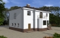 Проект двухэтажного дома с цоколем и гаражом Rg4810z (Зеркальная версия) Вид3