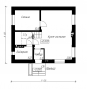 Проект компактного одноэтажного дома Rg4820z (Зеркальная версия) План2