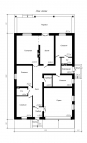 Проект одноэтажного дома с гаражом Rg4825z (Зеркальная версия) План2
