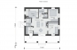 Проект одноэтажного дома с террасой и чердаком Rg4826z (Зеркальная версия) План2